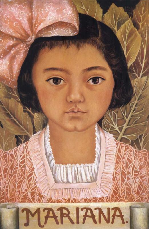 Frida Kahlo Portrait of Mariana Morillo oil painting image